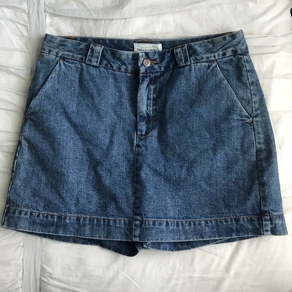 Vintage Denim Skort (Skirt + Shorts underneath) - Picture 1 of 2